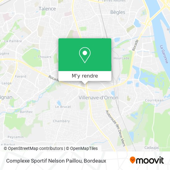 Complexe Sportif Nelson Paillou plan