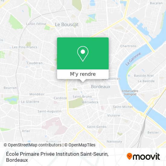 École Primaire Privée Institution Saint-Seurin plan