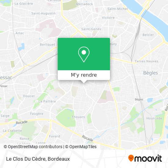 Le Clos Du Cèdre plan
