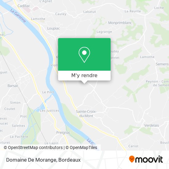 Domaine De Morange plan