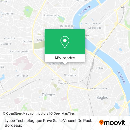 Lycée Technologique Privé Saint-Vincent De Paul plan