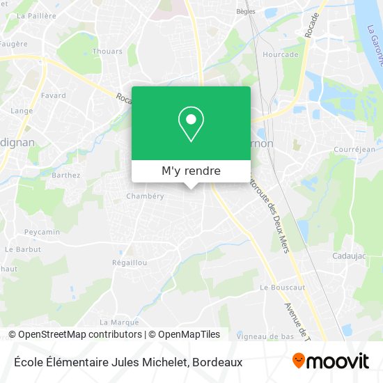 École Élémentaire Jules Michelet plan
