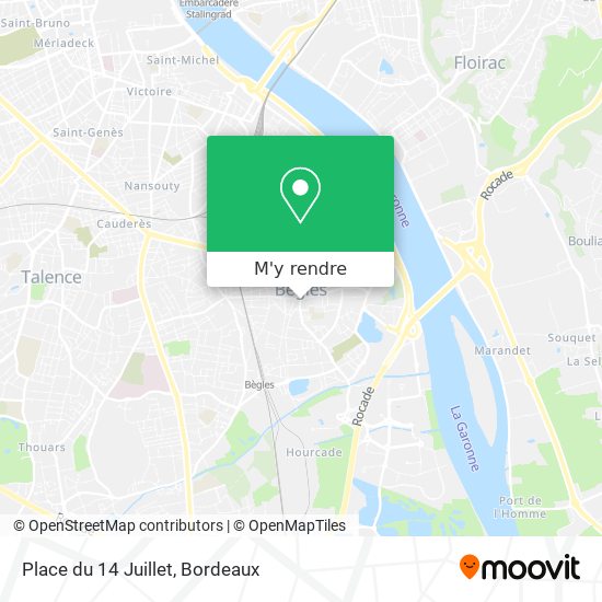 Place du 14 Juillet plan