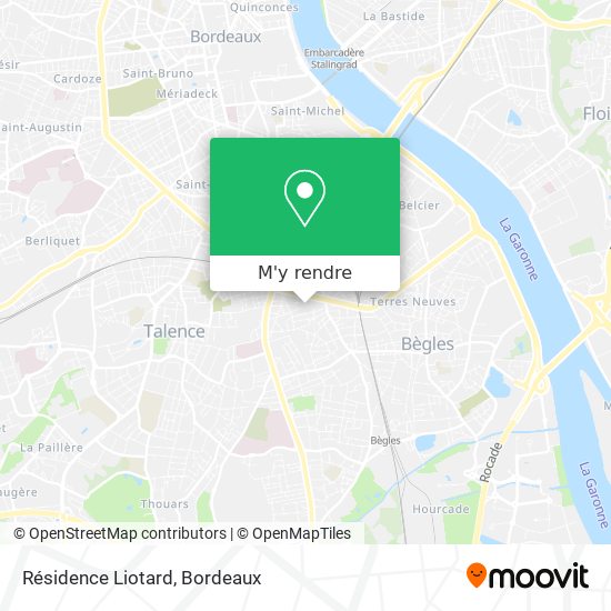 Résidence Liotard plan