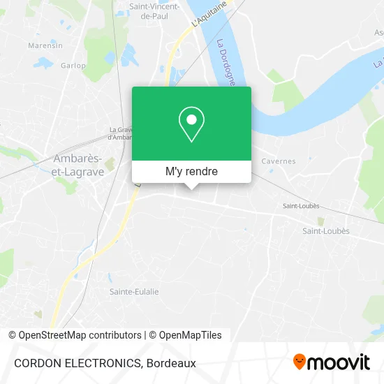 CORDON ELECTRONICS plan