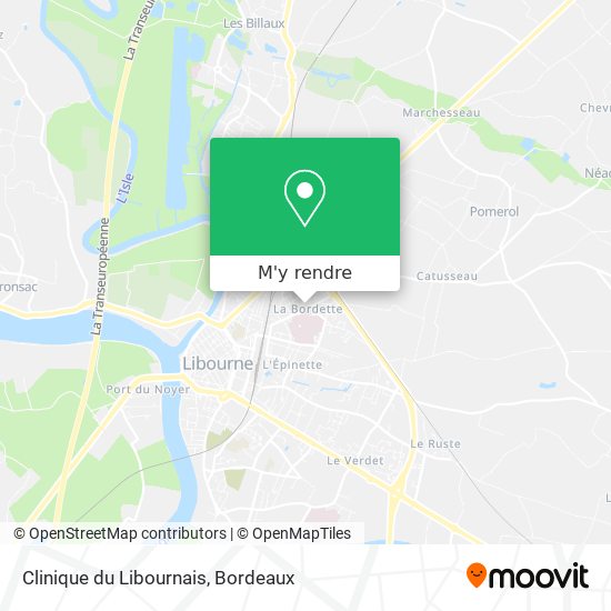 Clinique du Libournais plan