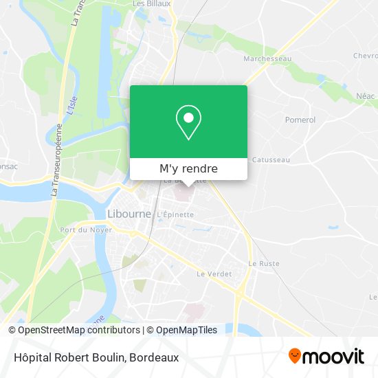Hôpital Robert Boulin plan