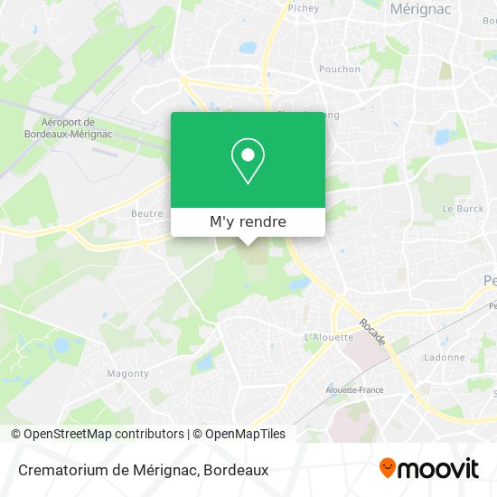 Crematorium de Mérignac plan