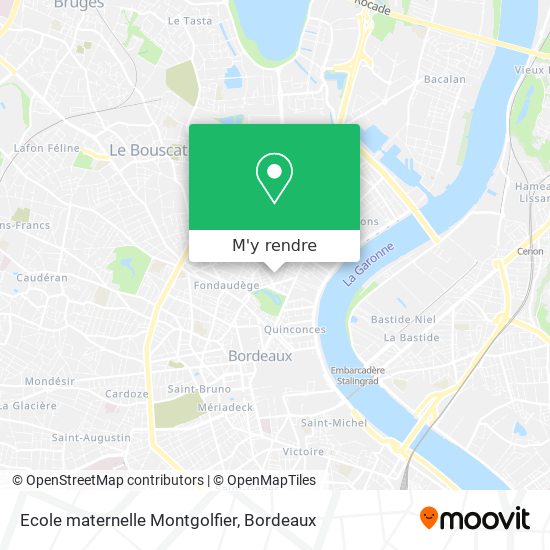 Ecole maternelle Montgolfier plan