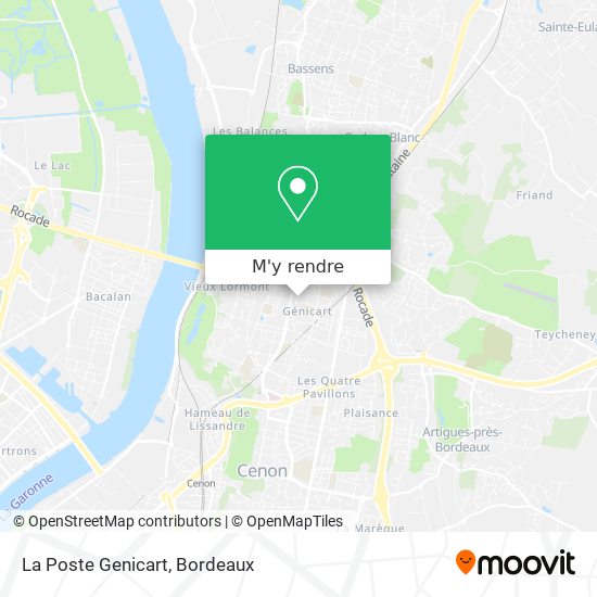 Comment Aller A La Poste Genicart A Lormont En Bus Tram Ou Train