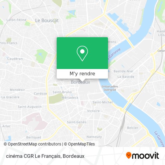 cinéma CGR Le Français plan