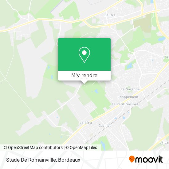 Stade  De Romainvillle plan
