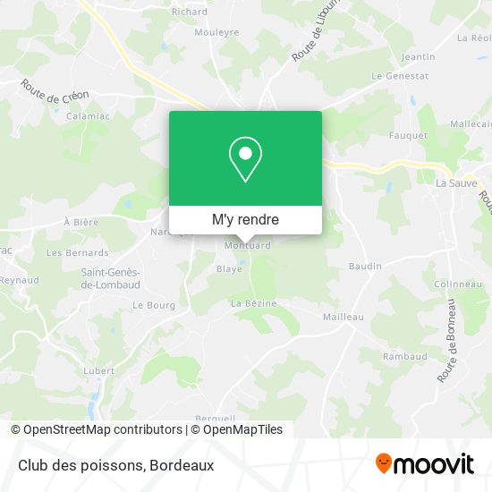 Club des poissons plan