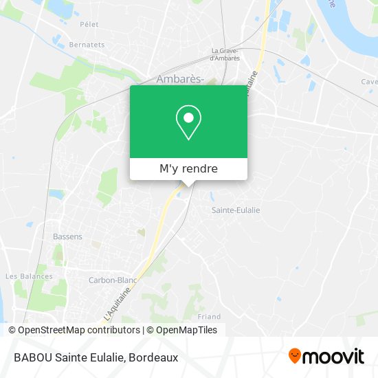 BABOU Sainte Eulalie plan