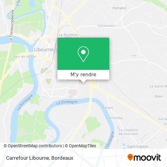 Carrefour Libourne plan