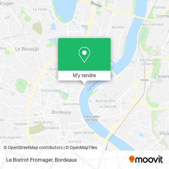 Le Bistrot Fromager plan