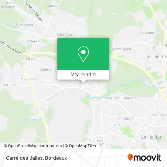 Carré des Jalles plan