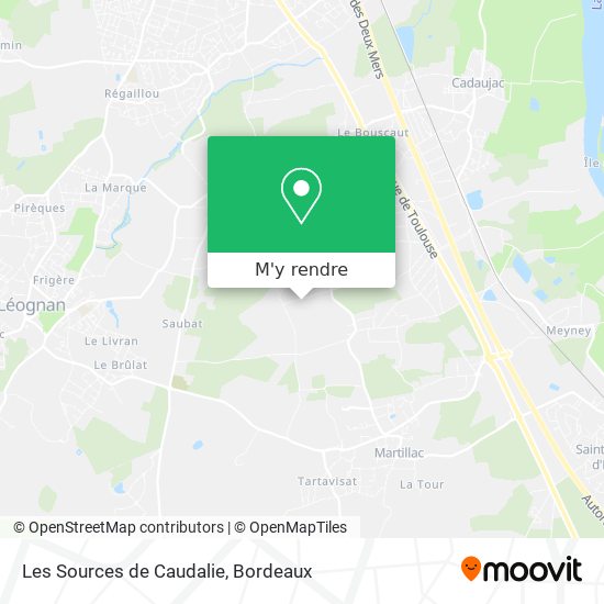 Les Sources de Caudalie plan