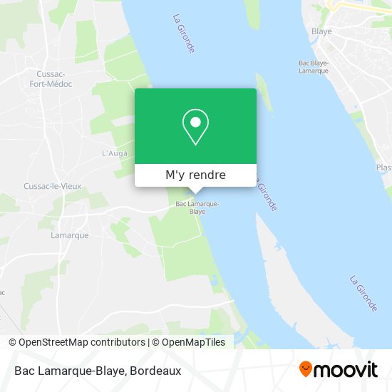 Bac Lamarque-Blaye plan