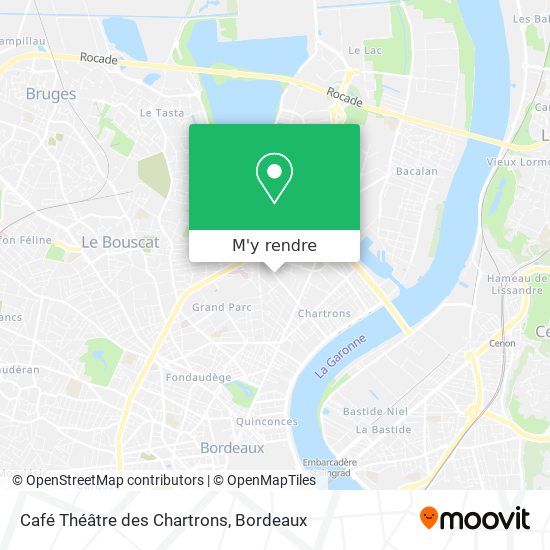 Café Théâtre des Chartrons plan