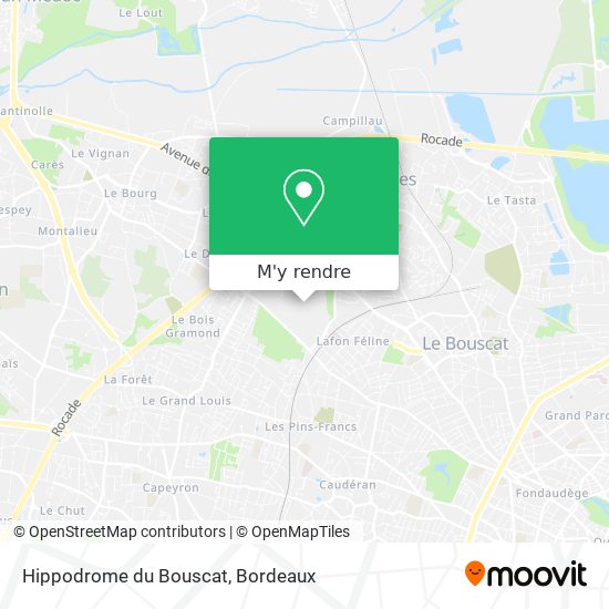 Hippodrome du Bouscat plan