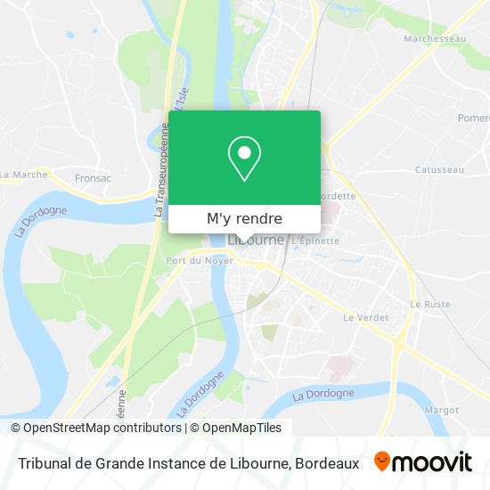 Tribunal de Grande Instance de Libourne plan