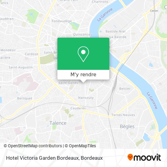 Hotel Victoria Garden Bordeaux plan