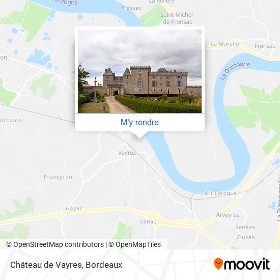 Château de Vayres plan