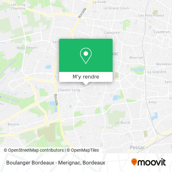 Boulanger Bordeaux - Merignac plan