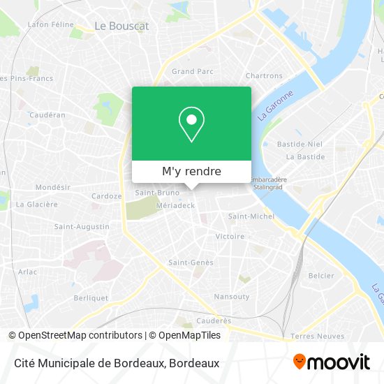 Cité Municipale de Bordeaux plan