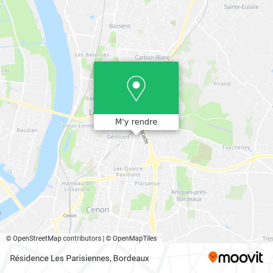 Résidence Les Parisiennes plan