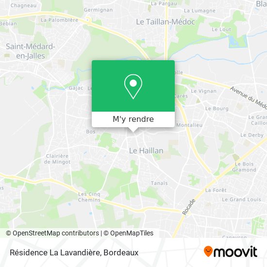 Résidence La Lavandière plan