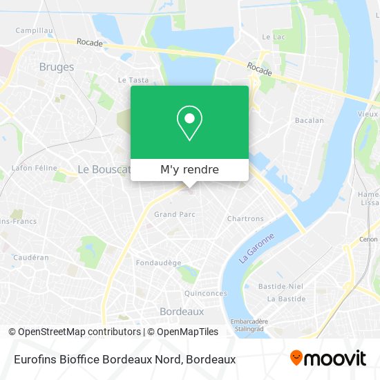 Eurofins Bioffice Bordeaux Nord plan