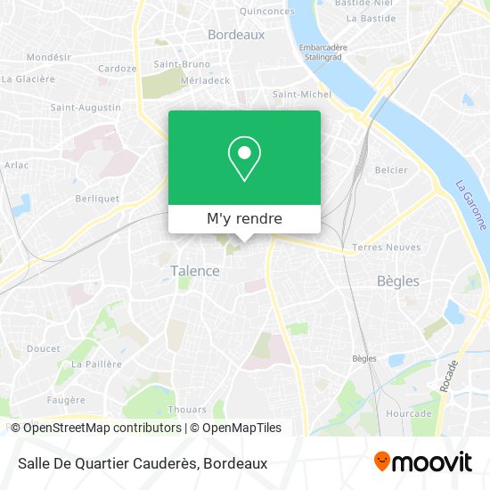 Salle De Quartier Cauderès plan