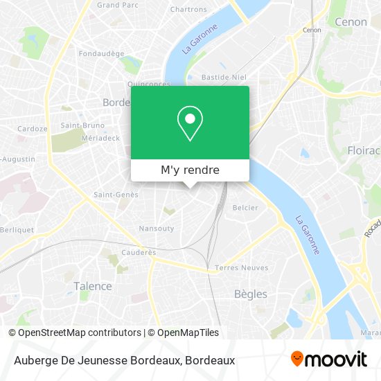 Auberge De Jeunesse Bordeaux plan
