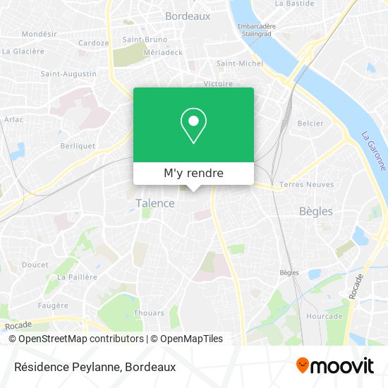 Résidence Peylanne plan