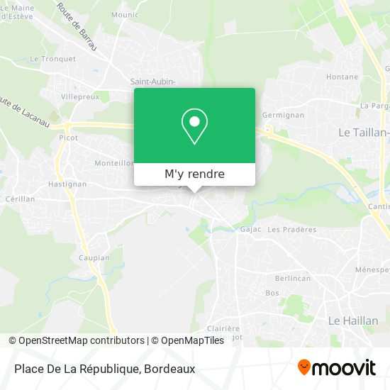 Place De La République plan