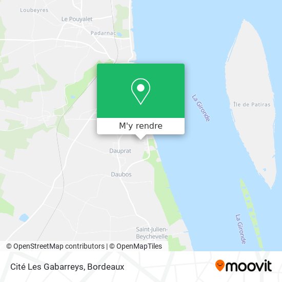 Cité Les Gabarreys plan
