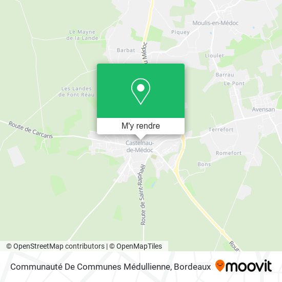 Communauté De Communes Médullienne plan