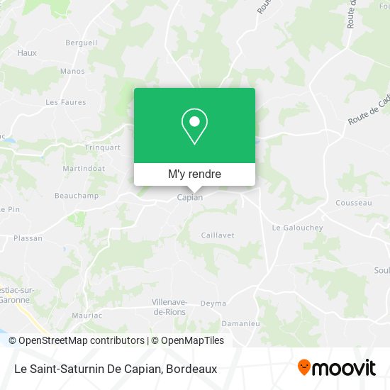 Le Saint-Saturnin De Capian plan