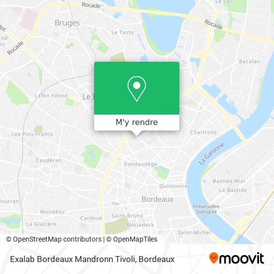 Exalab Bordeaux Mandronn Tivoli plan