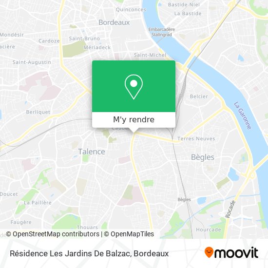 Résidence Les Jardins De Balzac plan