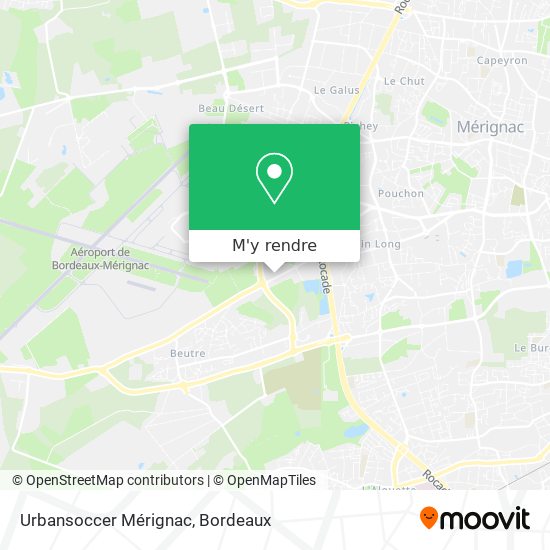 Urbansoccer Mérignac plan