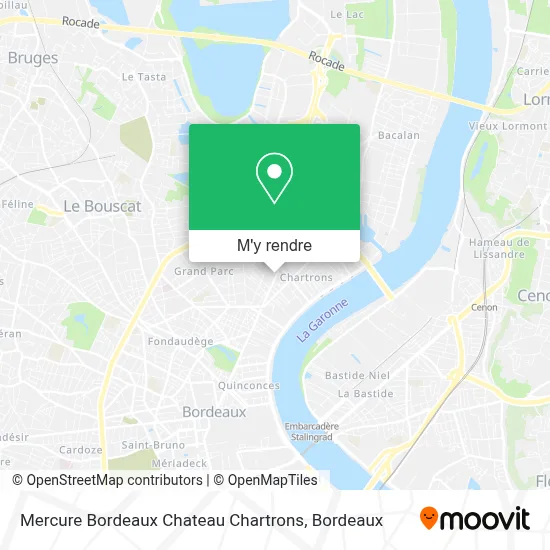 Mercure Bordeaux Chateau Chartrons plan