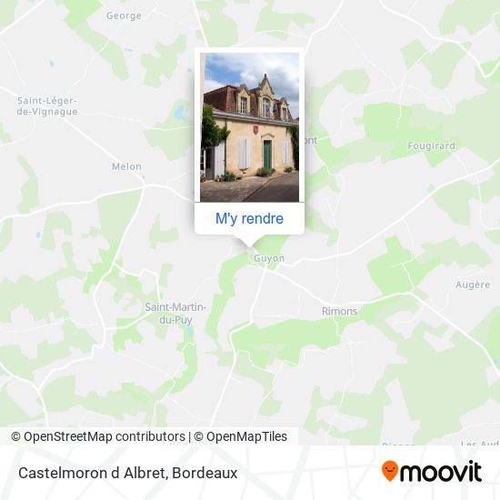 Castelmoron d Albret plan