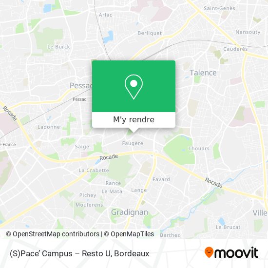 (S)Pace’ Campus – Resto U plan