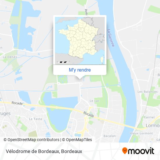 Vélodrome de Bordeaux plan