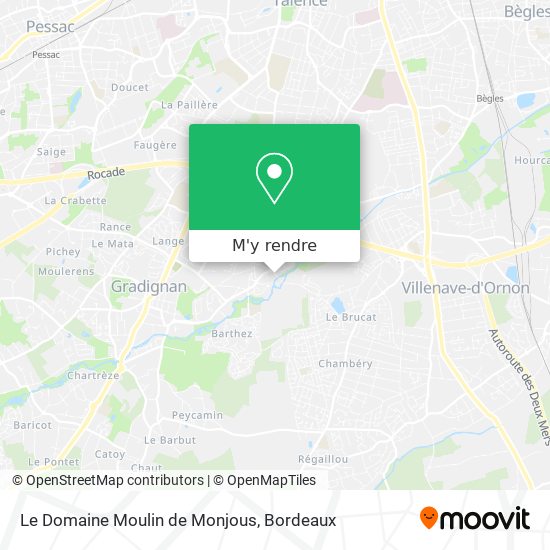 Le Domaine Moulin de Monjous plan