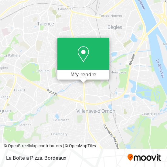 La Boîte a Pizza plan