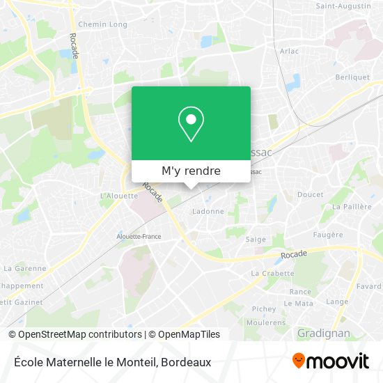 École Maternelle le Monteil plan
